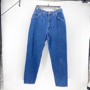 Vintage Lee pleated front balloon leg high waisted jeans 90s size 15 western